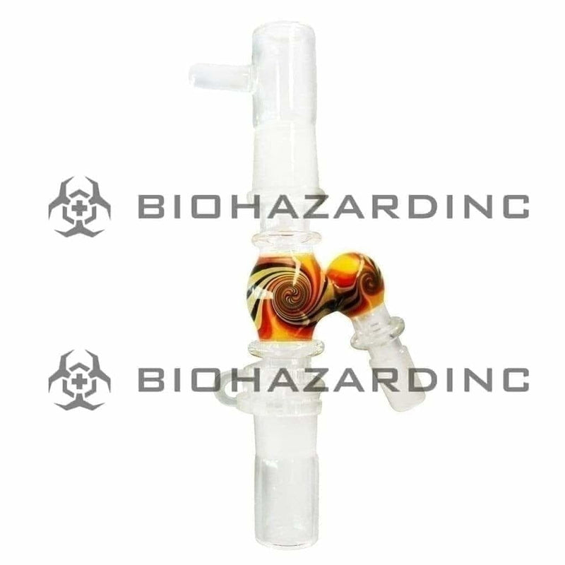 Biohazard Inc Glass Bong Adapter Multi-Use Adapter Reclaim w/ Reversal Trim- 14mm Male