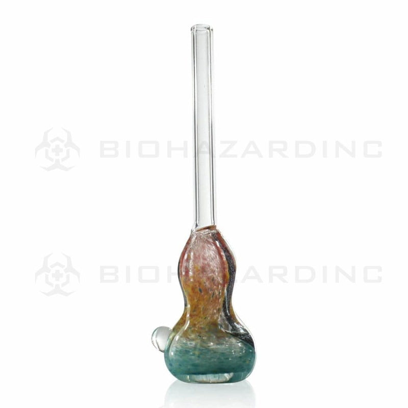 Biohazard Inc Glass Bowl Hourglass Bowl Slide - Rasta Frit