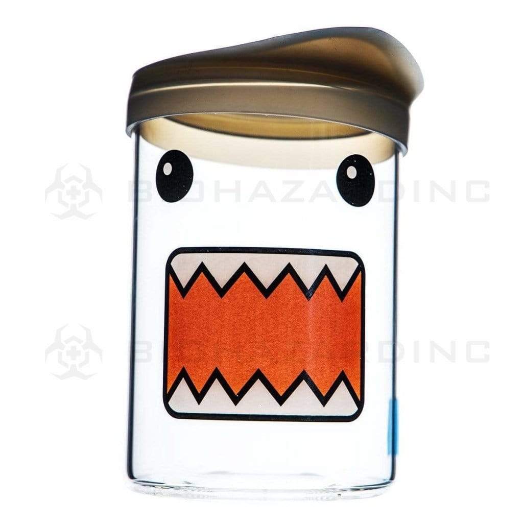 Biohazard Inc Glass Jar Glass Jar with Silicone Lid Large- Holds 2 OZ