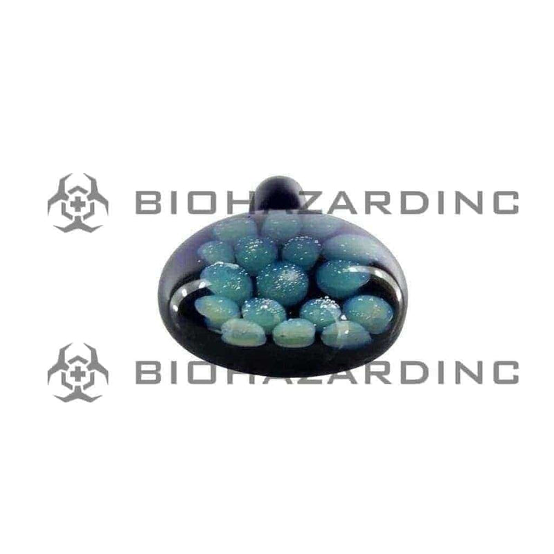 Biohazard Inc Glass Pendant Glass Honeycomb Pendant  1"