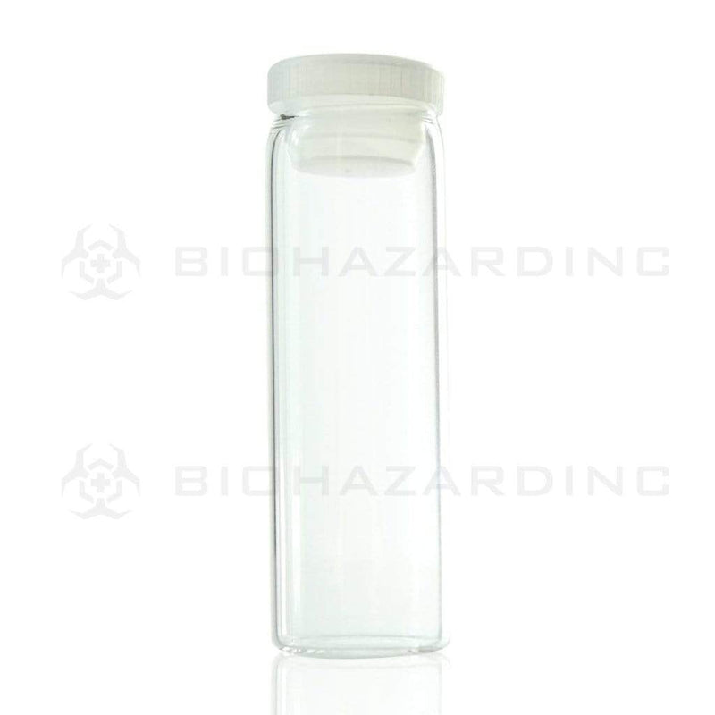 Biohazard Inc Glass Vial Glass Vial Clear Plastic Stopper Small - 144 Count