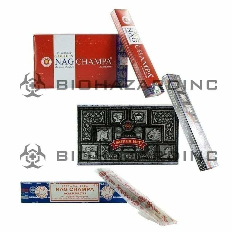 Biohazard Inc Incense Nag Champa - Black Super Hit