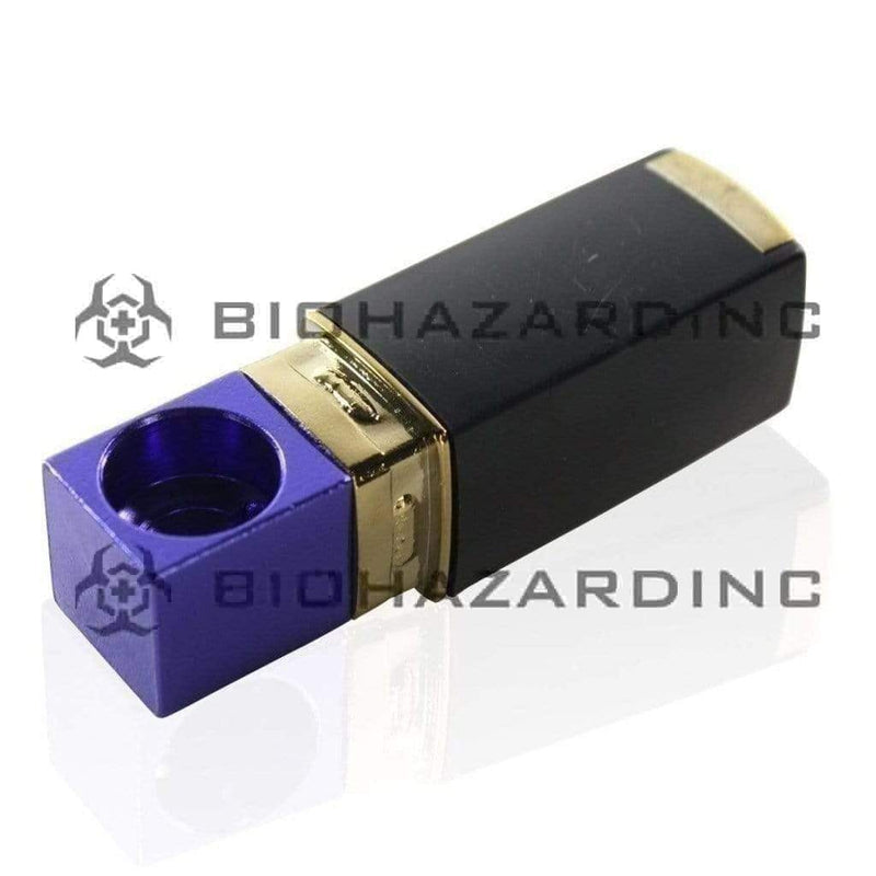 Biohazard Inc Metal Hand Pipe 3" Lipstick Pipe