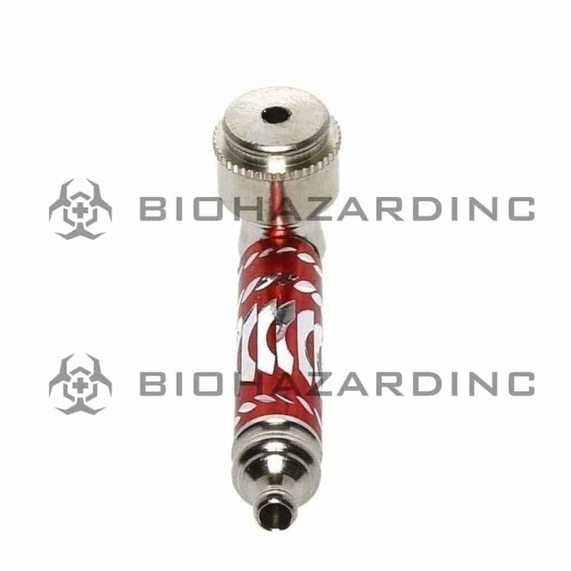 Biohazard Inc Metal Hand Pipe 3" Metal Diamond Cut Pipe - Assorted