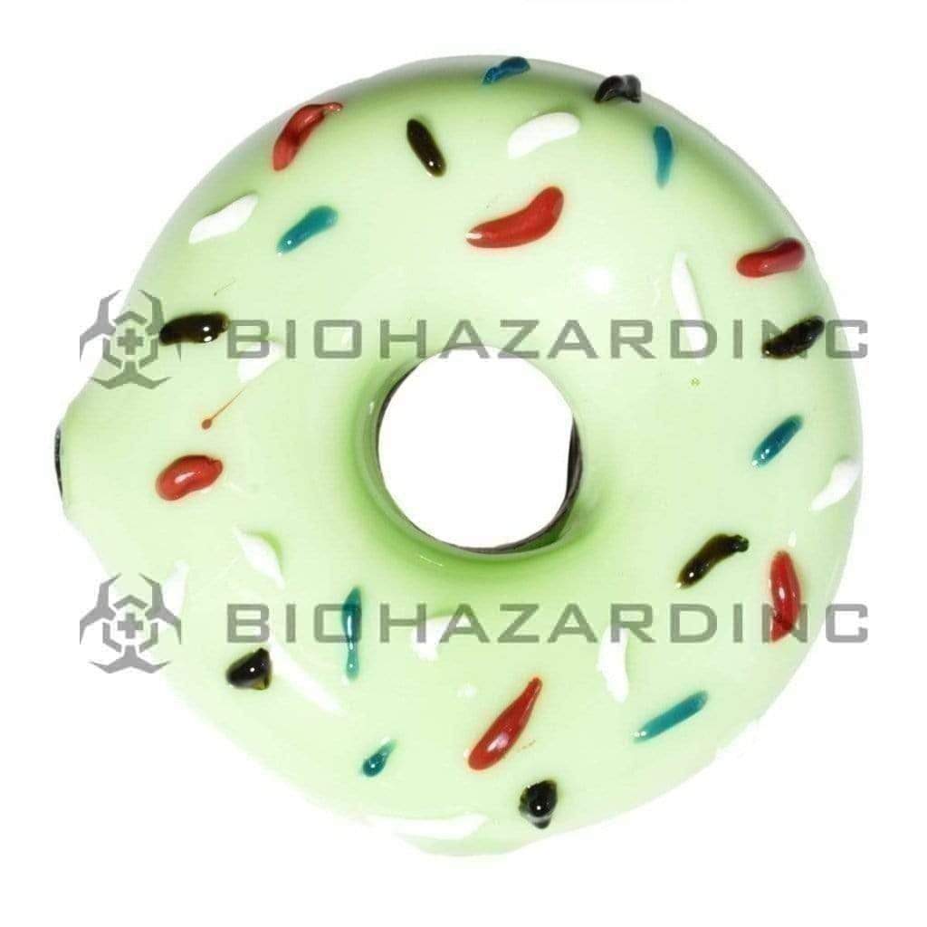 Biohazard Inc Novelty Hand Pipe 3" Donut Hand Pipe w/ Sprinkles -Assorted Colors