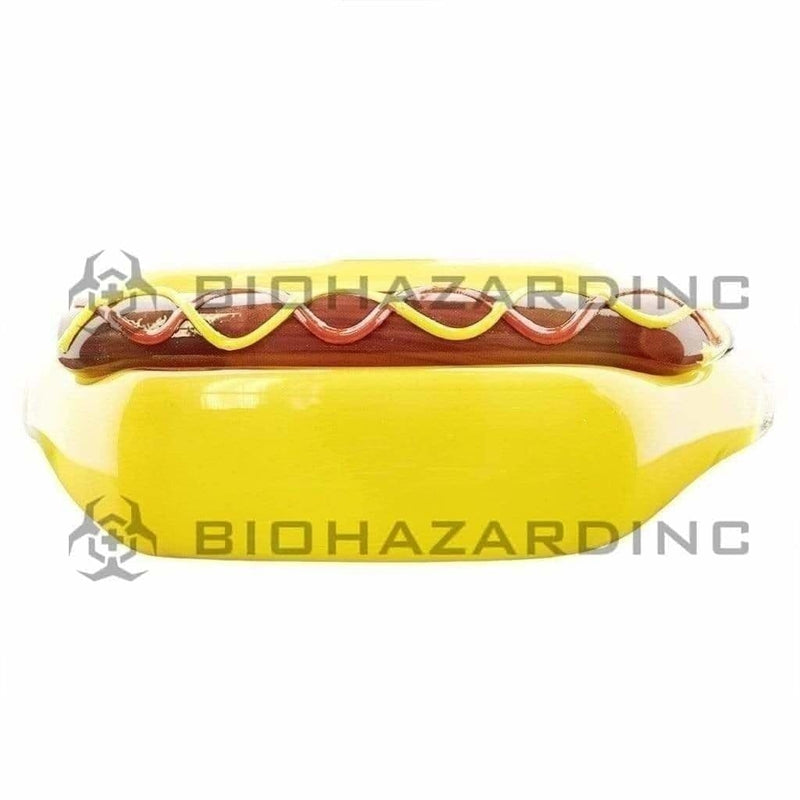 Biohazard Inc Novelty Hand Pipe 5" Hot Dog Hand Pipe