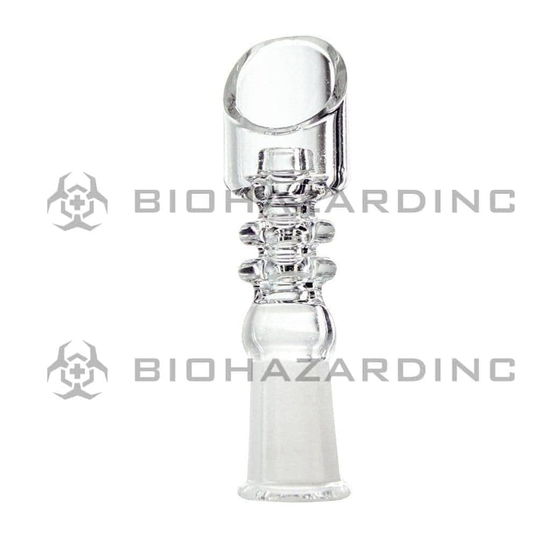 Biohazard Inc Quartz Nail Quartz Angle Cut Domeless Nail - 10mm Female