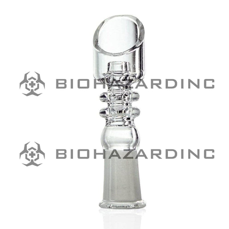 Biohazard Inc Quartz Nail Quartz Angle Cut Domeless Nail - 10mm Female