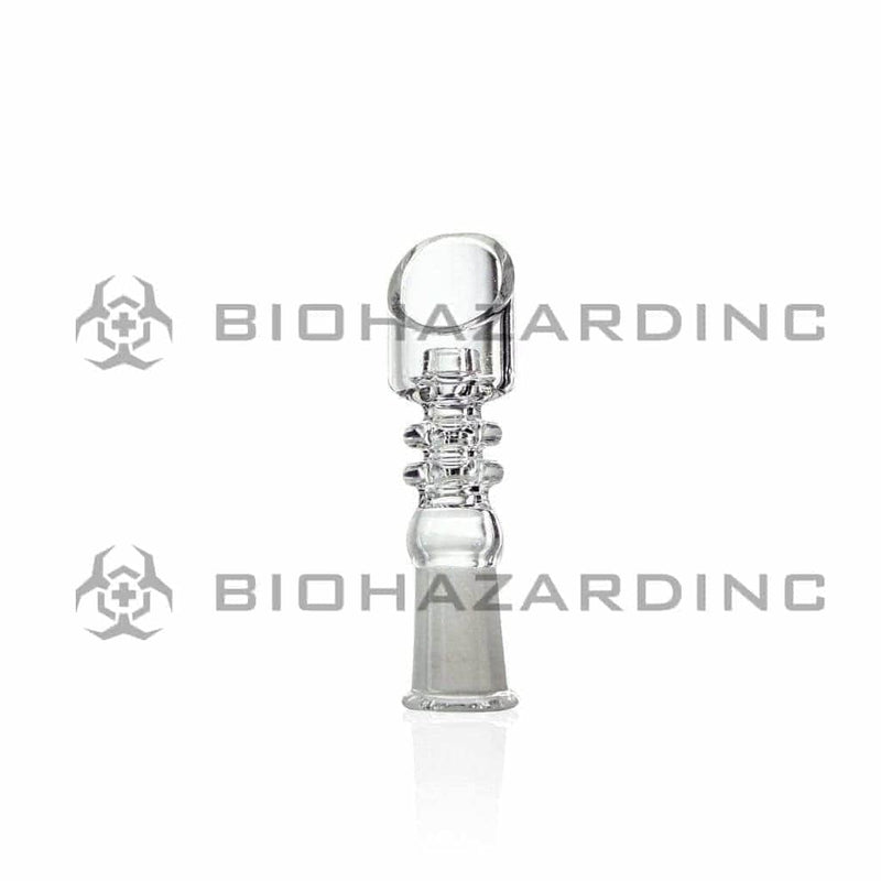 Biohazard Inc Quartz Nail Quartz Angle Cut Domeless Nail - 10mm Female