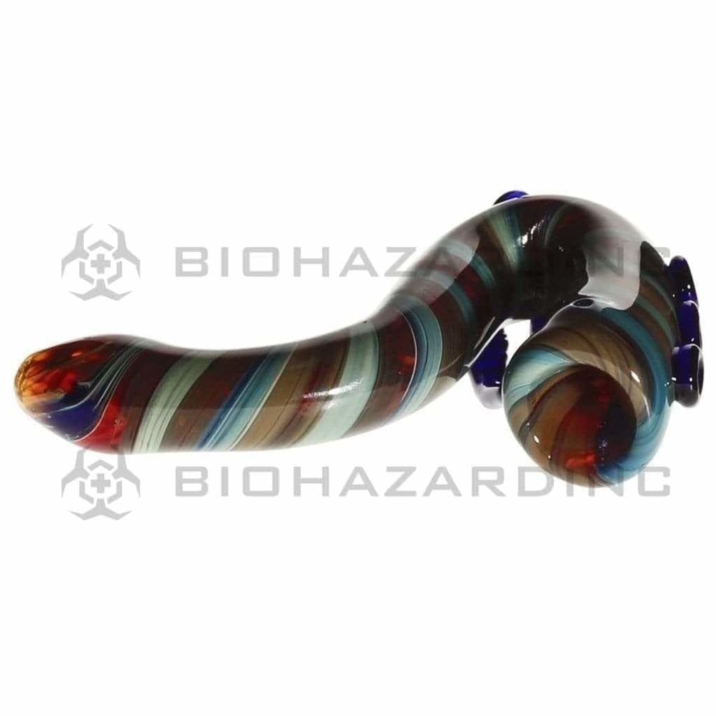 Biohazard Inc Sherlock Hand Pipe 5" Sherlock with Horns - Assorted Colors