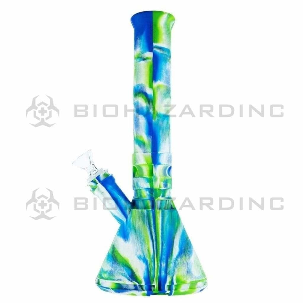 Biohazard Inc Silicone Bong 12" Bong Silicone - Assorted Colors
