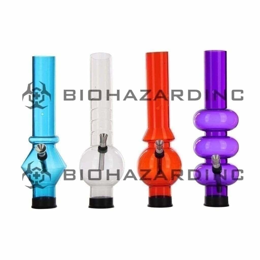 Biohazard Inc Steamroller Pipe Acrylic Steamroller 1.5"x10" - Assorted Shapes & Colors