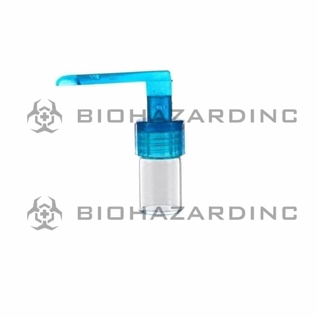Biohazard Inc Storage Bullet Bullet Glass Vial w/ Scooper Top - Assorted Colors