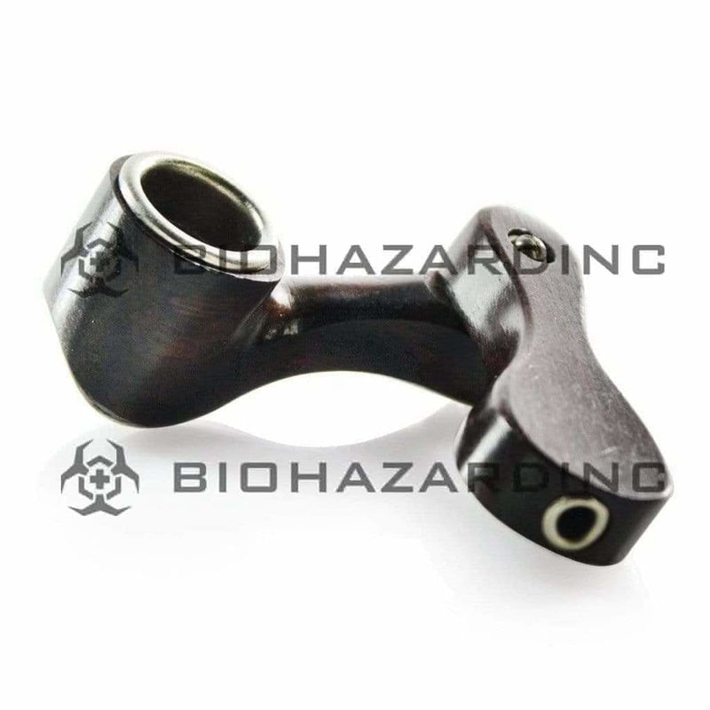 Biohazard Inc Wood Hand Pipe 2 1/2" Wood Monkey Swivel Pipe