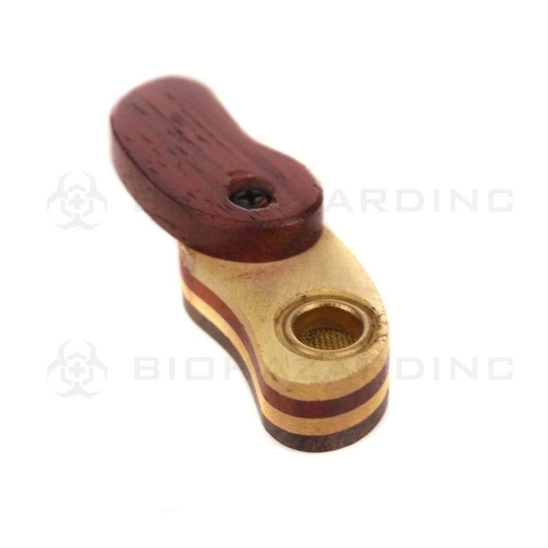 Biohazard Inc Wood Hand Pipe 2" Monkey Wood Pipe