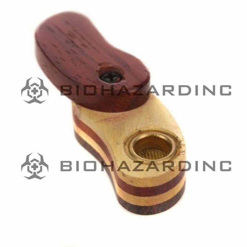 Biohazard Inc Wood Hand Pipe 2" Monkey Wood Pipe