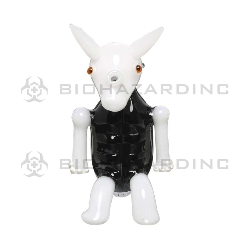 Biohazard Inc Novelty Bong Black and White Jack Rabbit Water Pipe