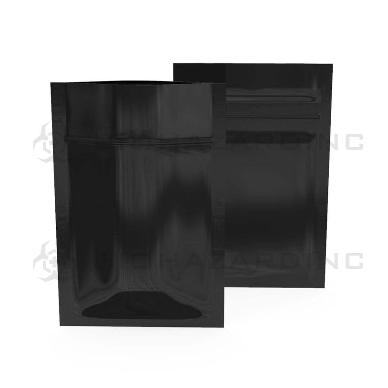 Biohazard Inc Mylar Bag Black Mylar Bags 3in x 4.5in - 1g - 1,000 Count (Tamper Evident)