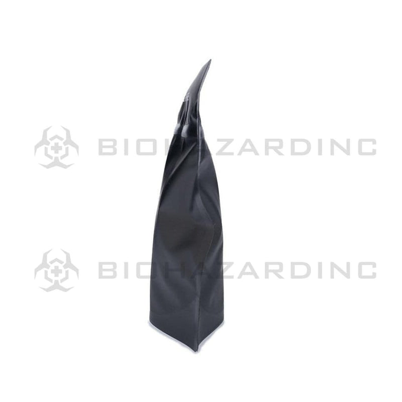 Biohazard Inc Mylar Bag Black Mylar Bags w/ Tear Notch 3.62in x 5in - 3.5g - 2,000 Count (Child Resistant & Tamper Evident)