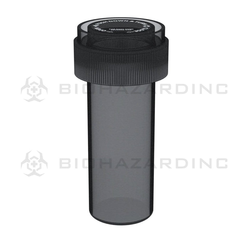 Biohazard Inc Reversible Cap Vial Black Reversible Cap Vial 08 Dram - 410 Count