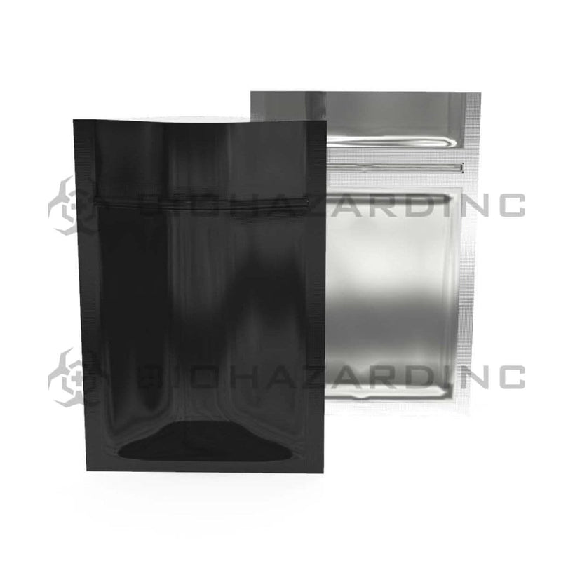 Biohazard Inc Mylar Bag Black Vista Mylar Bags 3in x 4.5in - 1g - 1,000 Count (Tamper Evident)