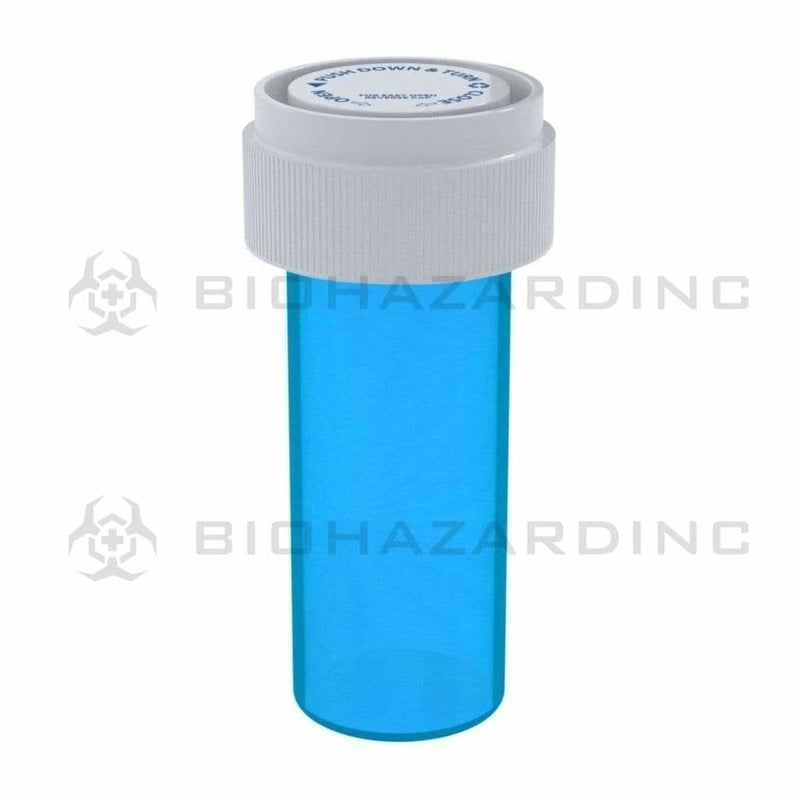 Biohazard Inc Reversible Cap Vial Blue Reversible Cap Vial 08 Dram - 410 Count