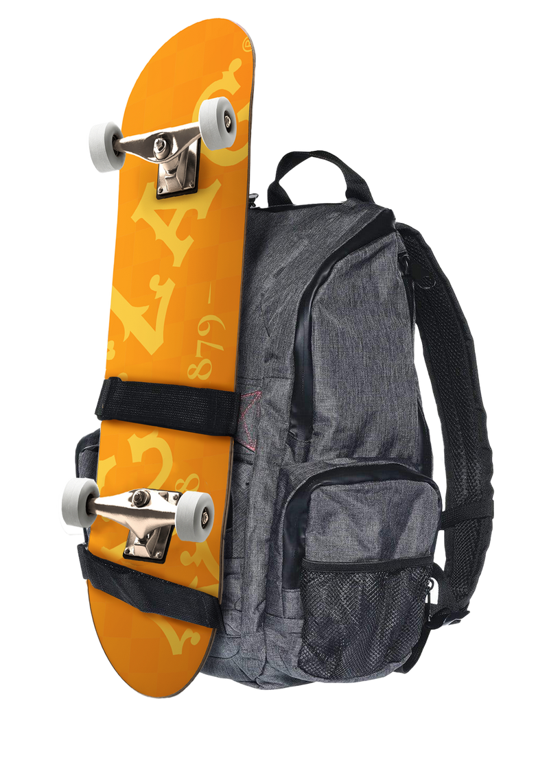 Smell Proof Carbon Backpack "DL Skater" - Dark Charcoal