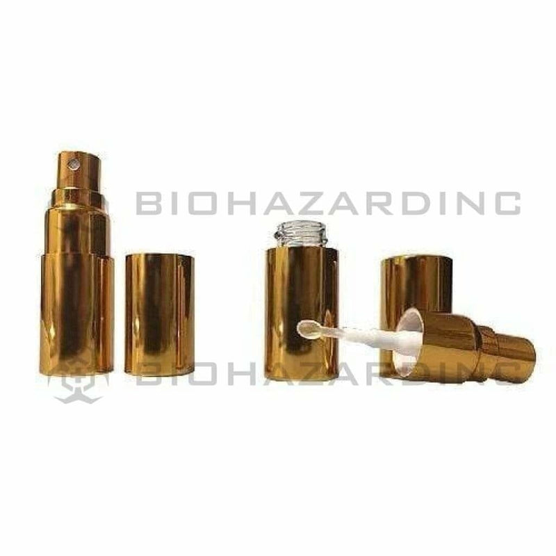 Biohazard Inc Storage Bullet Bullet Stash w/ Scoop Top Gold - 4 Count