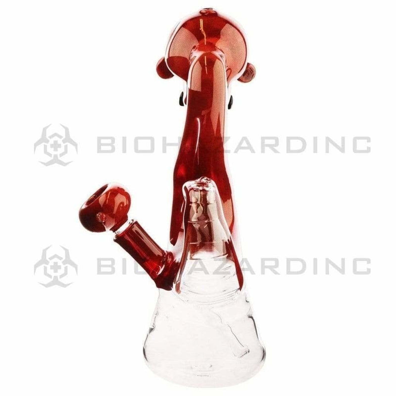 Biohazard Inc Novelty Bong Calavera Serpent Rustic Red