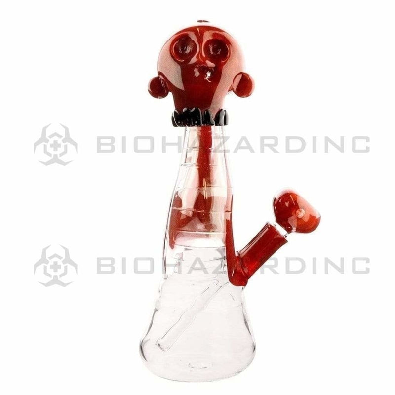 Biohazard Inc Novelty Bong Calavera Serpent Rustic Red