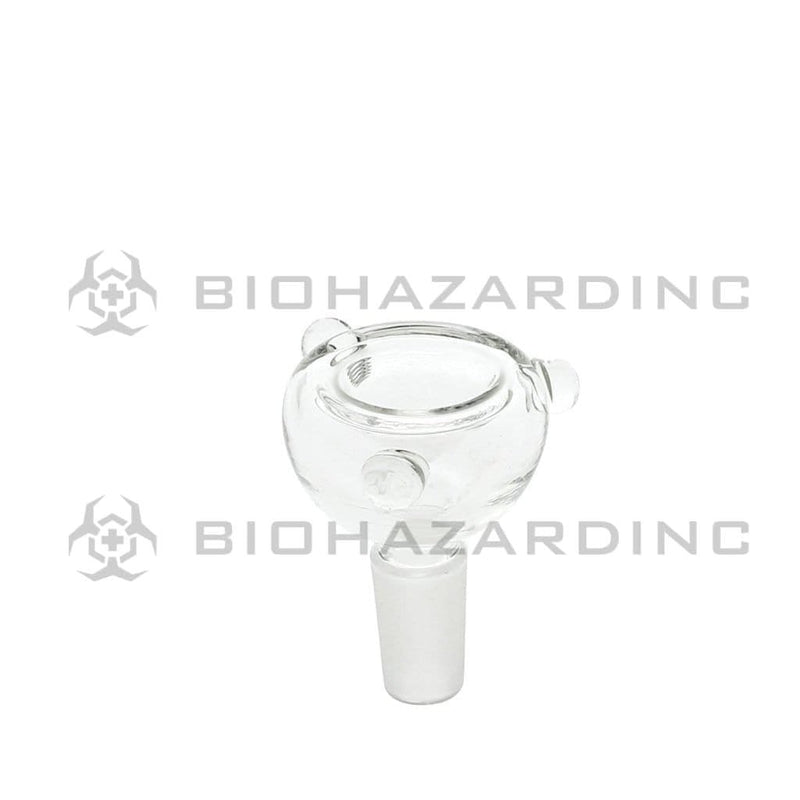 Biohazard Inc Glass Bowl Clear 14mm Bowl - 10 Count