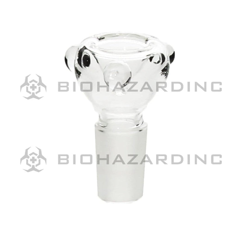 Biohazard Inc Glass Bowl Clear Bowl Clear 19mm - 10 Count