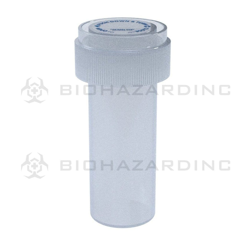 Biohazard Inc Reversible Cap Vial Clear Reversible Cap Vial 08 Dram - 410 Count