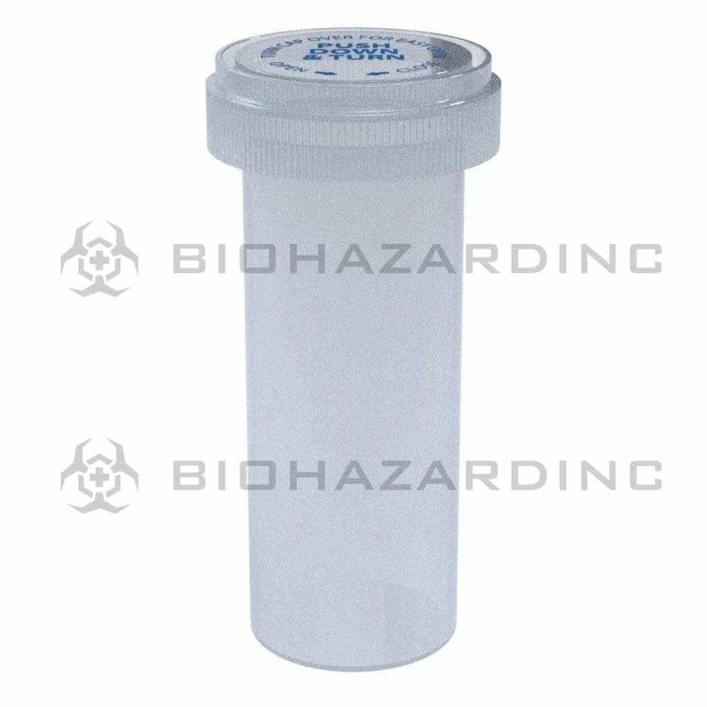 Biohazard Inc Reversible Cap Vial Clear Reversible Cap Vial 30 Dram - 190 Count