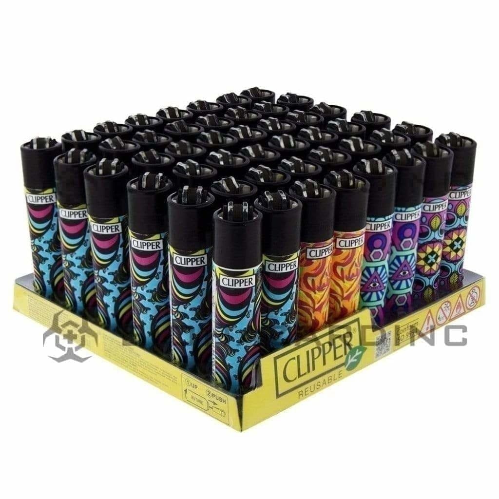Clipper Lighters Clipper Lighter Psychedelic S6 - 48 Units