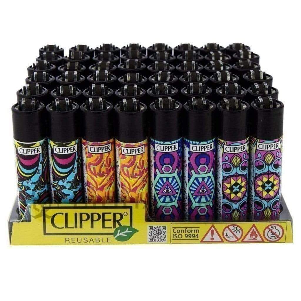 Clipper Lighters Clipper Lighter Psychedelic S6 - 48 Units