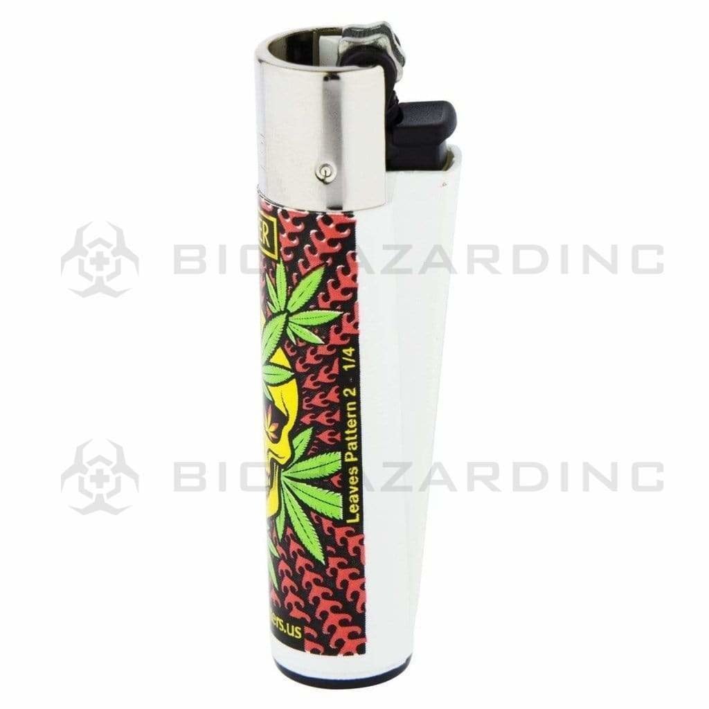 Clipper Lighters Clipper Lighters Leaf Pattern - 48 Units