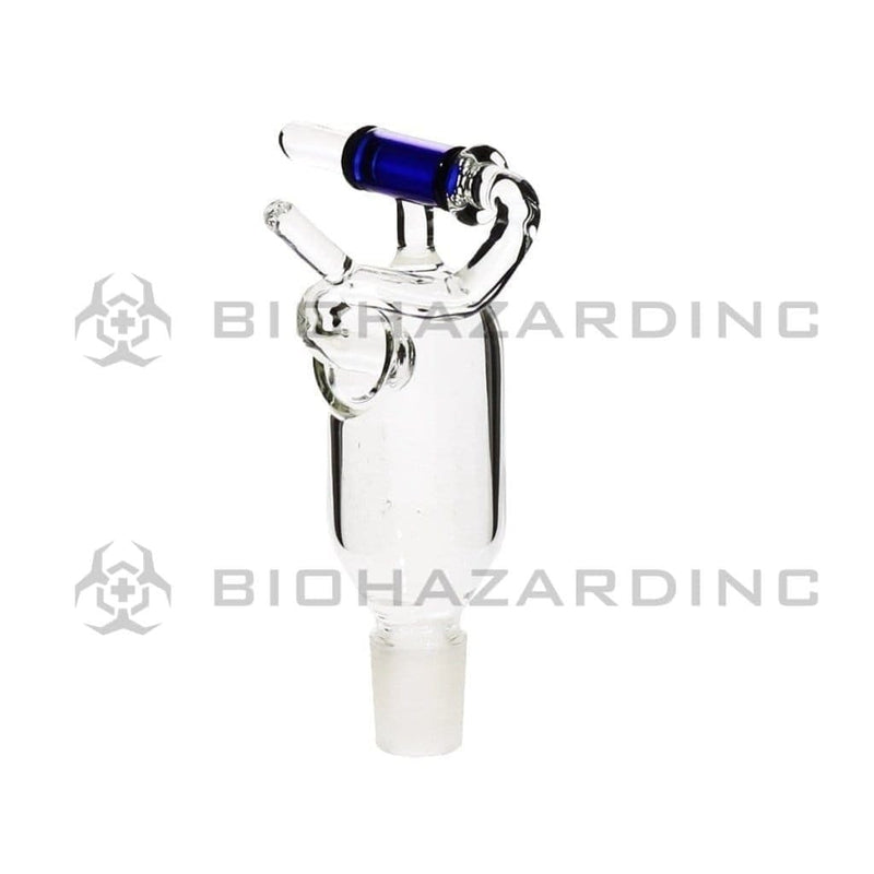 Biohazard Inc 19mm Bowl Concentrate Smasher Bowl - Clear & Blue