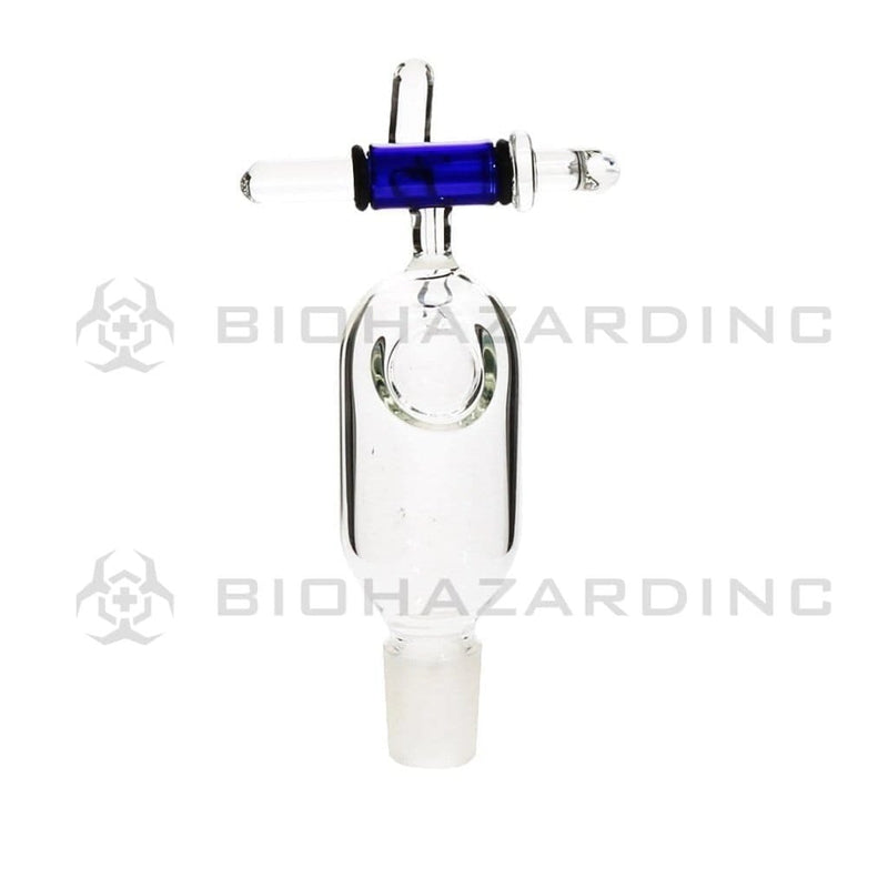 Biohazard Inc 19mm Bowl Concentrate Smasher Bowl - Clear & Blue