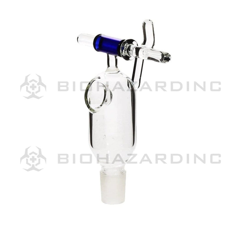 Biohazard Inc 19mm Bowl Concentrate Smasher Bowl - Clear & Blue