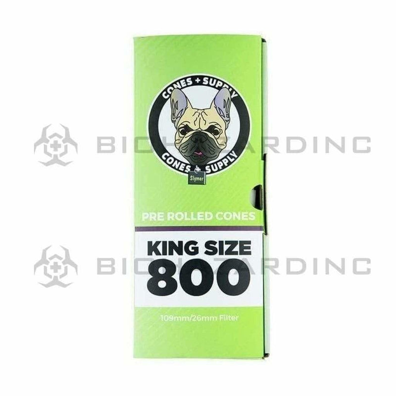 Biohazard Inc Pre-Rolled Cones CONE+SUPPLY Pre-Rolled Cones 109mm - Organic Hemp - 800 Count