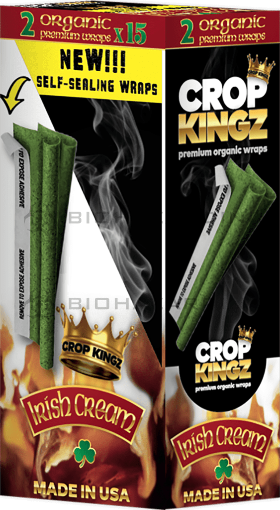 Crop Kingz Hemp Wraps CROP KINGZ Hemp Wraps Irish Cream - 15 Count