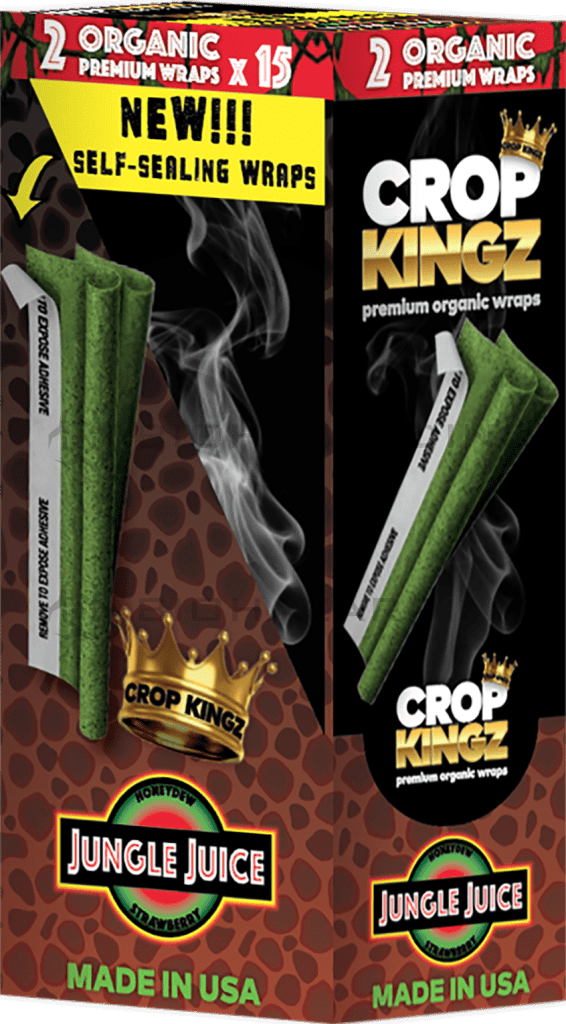 Crop Kingz Hemp Wraps CROP KINGZ Hemp Wraps Jungle Juice - 15 Count