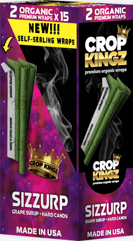 Crop Kingz Hemp Wraps CROP KINGZ Hemp Wraps Sizzurp - 15 Count