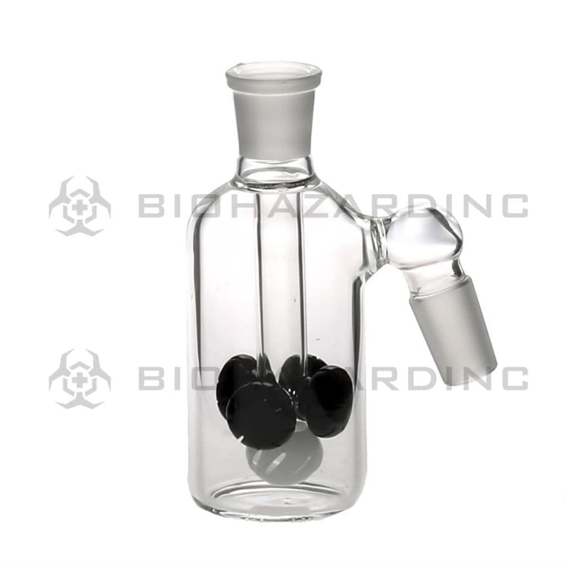 Biohazard Inc Ash Catcher Cross Ash Catcher - 19mm Male / 19mm Female - Black