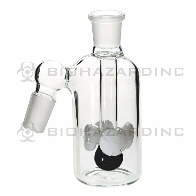 Biohazard Inc Ash Catcher Cross Ash Catcher - 19mm Male / 19mm Female - White