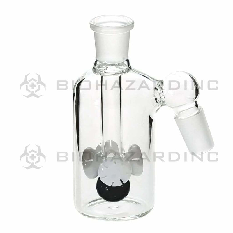 Biohazard Inc Ash Catcher Cross Ash Catcher - 19mm Male / 19mm Female - White