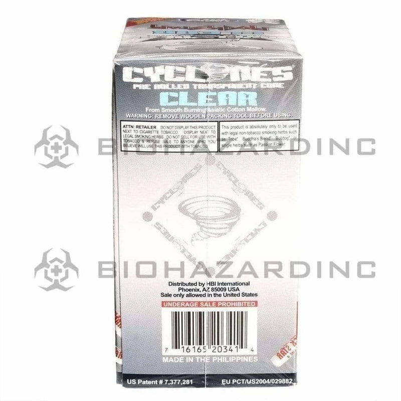 Cyclones Pre-Rolled Cones Cyclones 1X Clear Cones- Rock Star (24 Count)