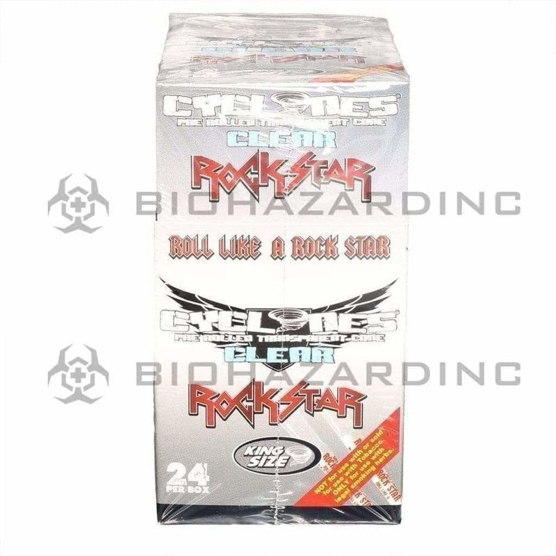 Cyclones Pre-Rolled Cones Cyclones 1X Clear Cones- Rock Star (24 Count)