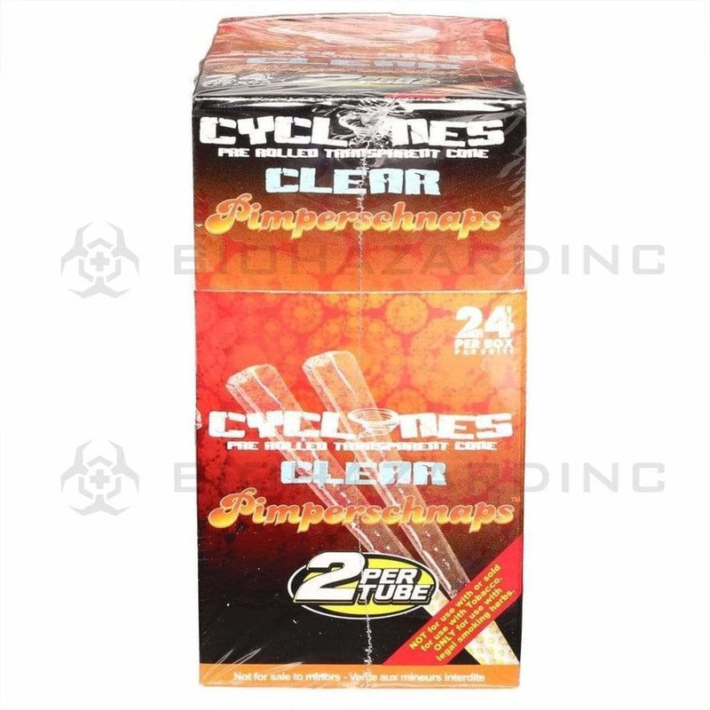 Cyclones Pre-Rolled Cones Cyclones 2X Clear Cones- Pimperschnaps (24 Count)